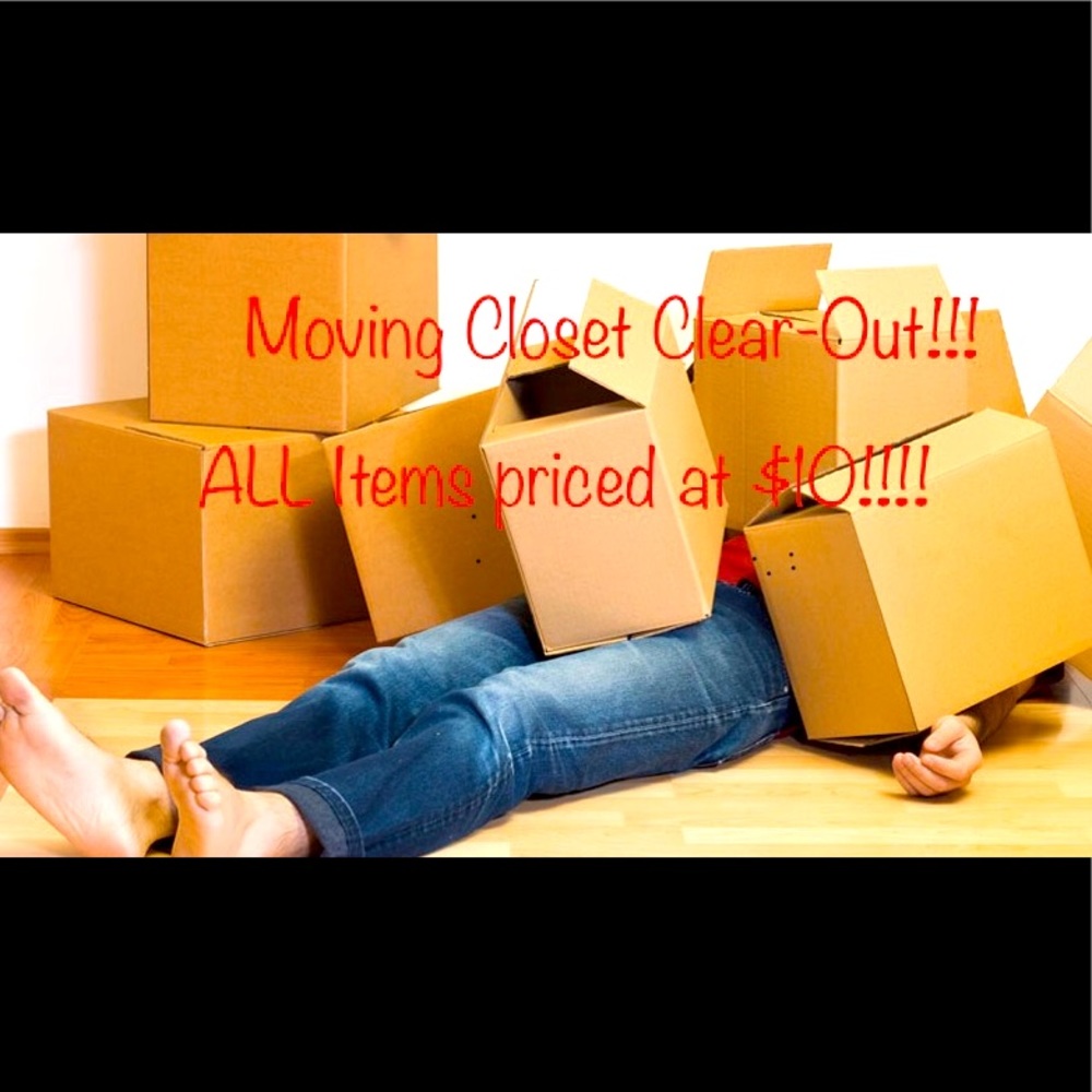 EVERYTHING MUST GO!!!! Everything priced at $10!!!